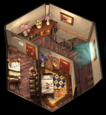 Final Fantasy 7 PS1 Cozy Room